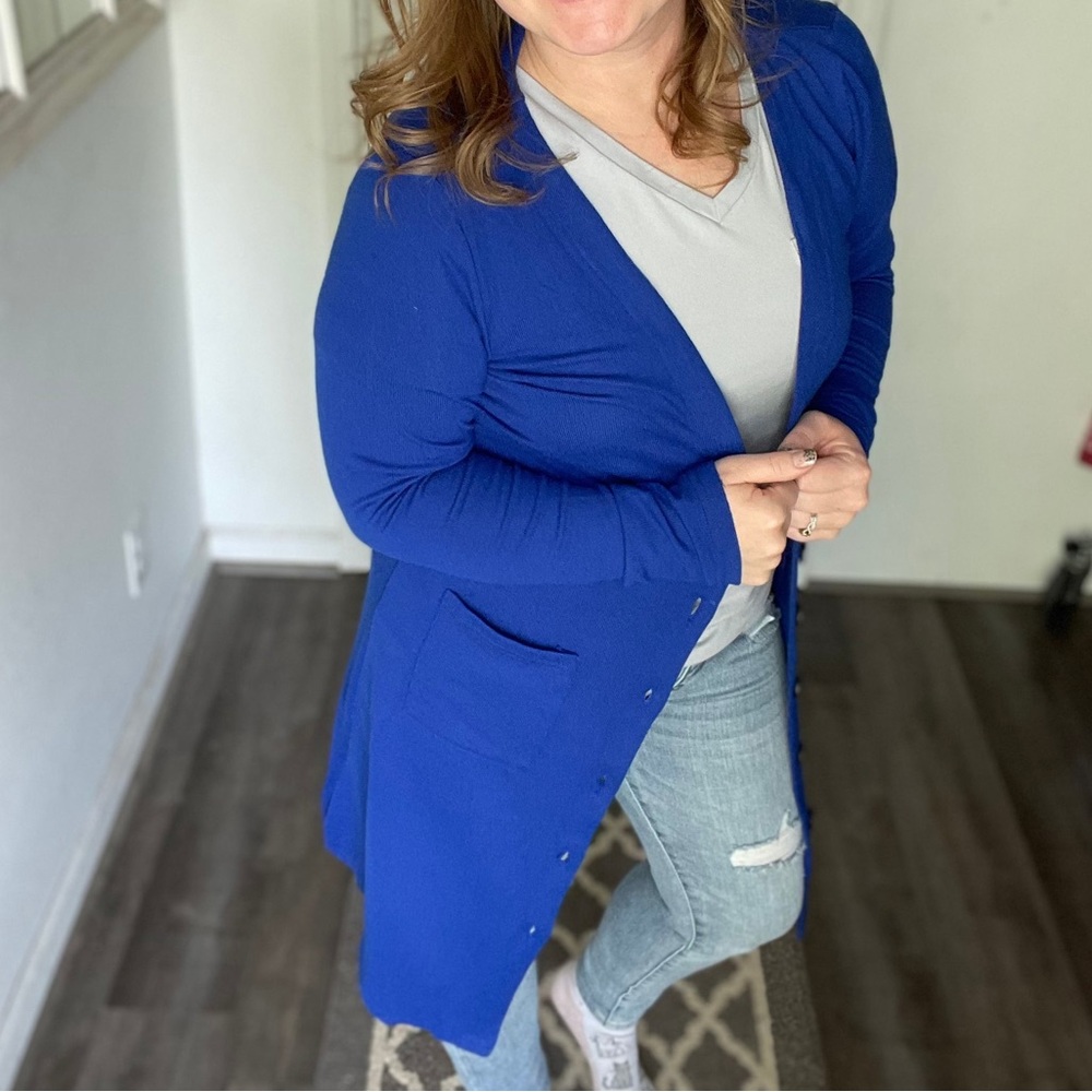 Royal Blue cardigan